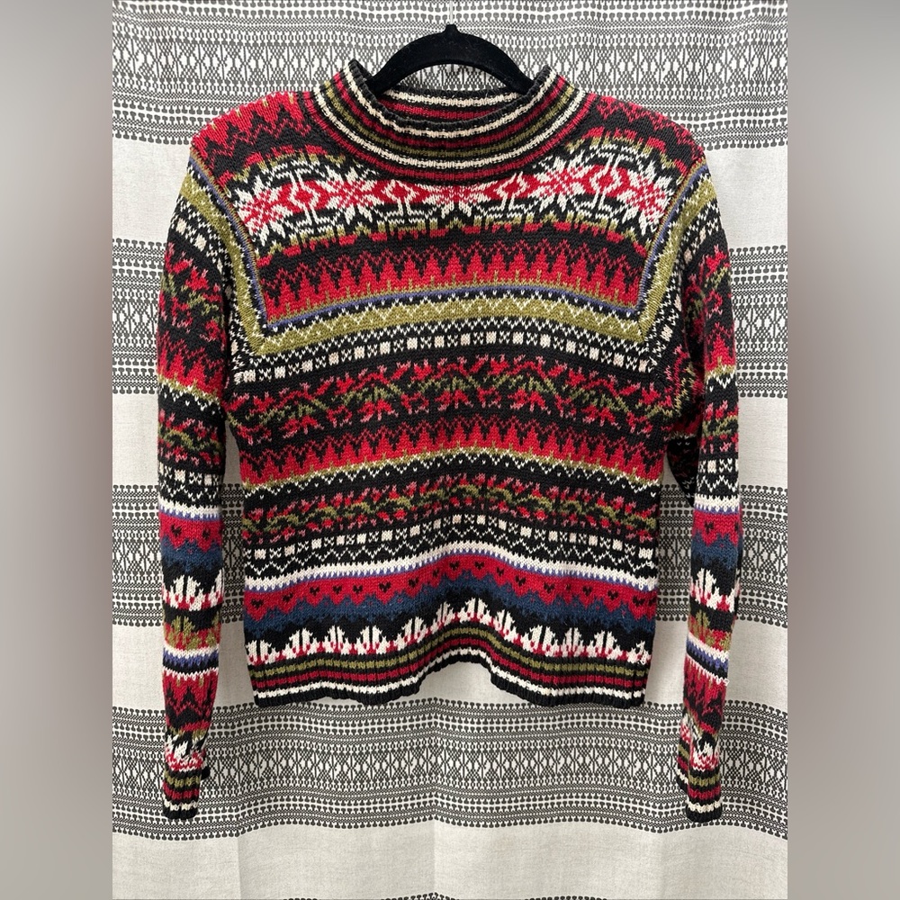 VINTAGE Red Camel Sweater- Size Small